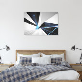 Abstract Cosmic Portal Canvas Afdruk (Insitu (Slaapkamer))