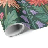 Abstract Cottagecore Vlinders Inpakpapier (Rol Hoek)