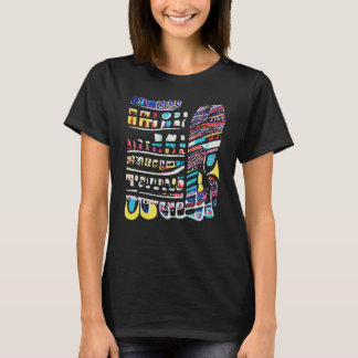 Abstract Country Graphic  Abstract Modern Graphic T-shirt
