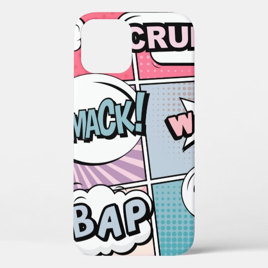 Abstract creatief concept stripverhaal pop stijl b Case-Mate iPhone case (Achterkant)