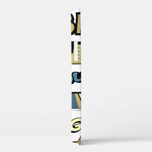 Abstract creatief concept stripverhaal pop stijl b Case-Mate iPhone case (Achterkant / Rechts)