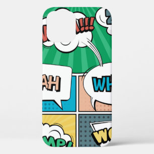 Abstract creatief concept stripverhaal pop stijl b Case-Mate iPhone case