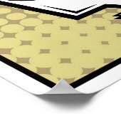 Abstract creatief concept stripverhaal pop stijl b poster (Hoek)