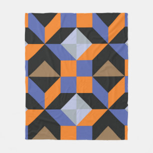 Abstract creatief design behang fleece deken
