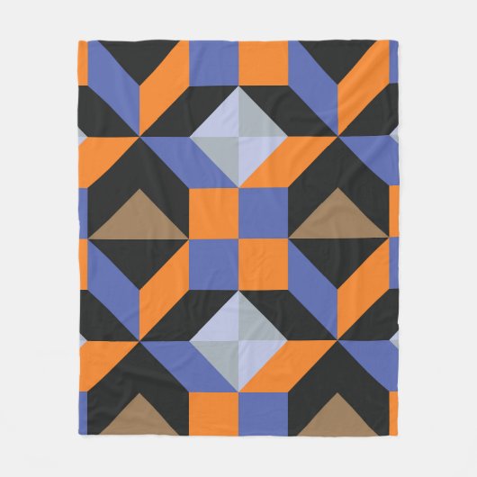 Abstract creatief design behang fleece deken (Voorkant)