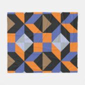 Abstract creatief design behang fleece deken (Voorkant (Horizontaal))