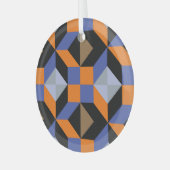 Abstract creatief design behang glas ornament (Voorkant links)