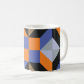 Abstract creatief design behang koffiemok (Voorkant rechts)