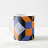 Abstract creatief design behang koffiemok (Voorkant links)