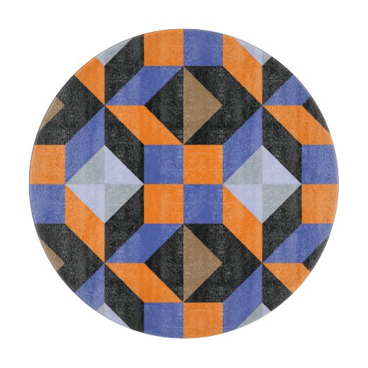 Abstract creatief design behang snijplank (Voorkant)