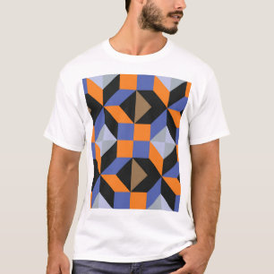 Abstract creatief design behang t-shirt