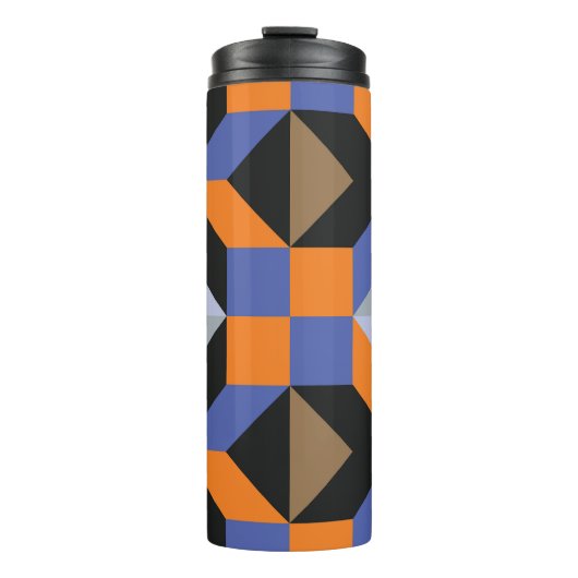 Abstract creatief design behang thermosbeker (Voorkant)