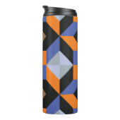 Abstract creatief design behang thermosbeker (Geroteerd rechts)