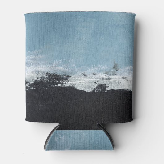 Abstract, creatief handgeschilderd landschap. blikjeskoeler (Voorkant)