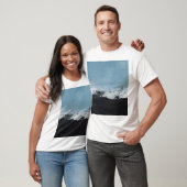 Abstract, creatief handgeschilderd landschap. t-shirt (Unisex)