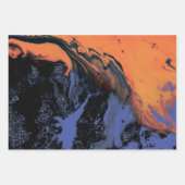 Abstract, creatief, marmer, groen, geel, roze inpakpapier vel (Voorkant 2)