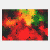 Abstract, creatief, mozaïek, kristallen, groen, ge inpakpapier vel (Voorkant 3)