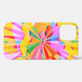 Abstract creatief tekenen, kleurrijke achtergrond. Case-Mate iPhone case (Achterkant (horizontaal))