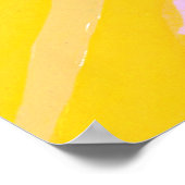 Abstract creatief tekenen, kleurrijke achtergrond. poster (Hoek)