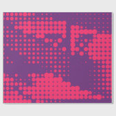 Abstract Creative concept strips pop art style bla Cadeaupapier (Vlak)