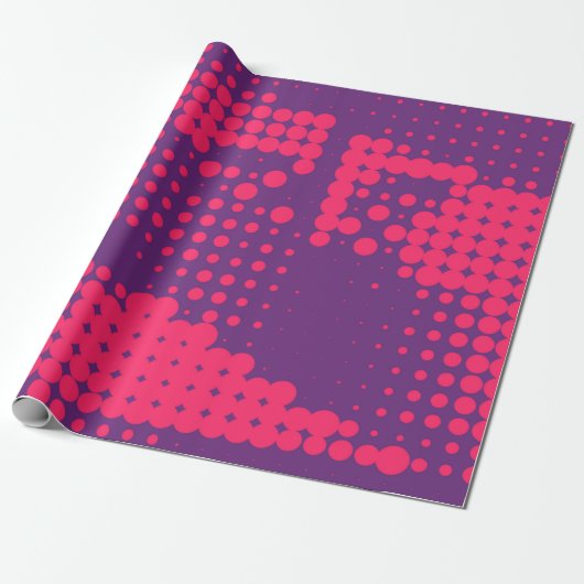 Abstract Creative concept strips pop art style bla Cadeaupapier (Uitgerold)