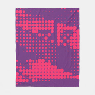Abstract Creative concept strips pop art style bla Fleece Deken