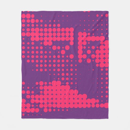 Abstract Creative concept strips pop art style bla Fleece Deken (Voorkant)