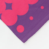 Abstract Creative concept strips pop art style bla Fleece Deken (Hoek)