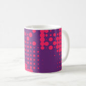 Abstract Creative concept strips pop art style bla Koffiemok (Voorkant rechts)