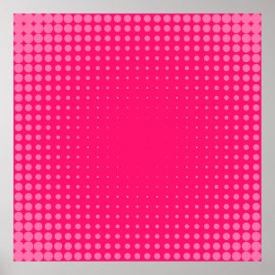 Abstract Creative concept strips pop art style bla Poster