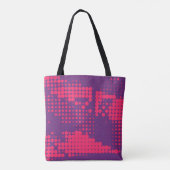 Abstract Creative concept strips pop art style bla Tote Bag (Achterkant)