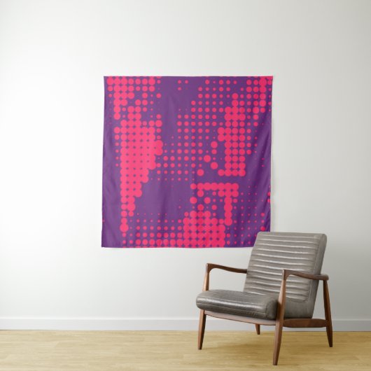 Abstract Creative concept strips pop art style bla Wandkleed (In Situ (horizontaal))