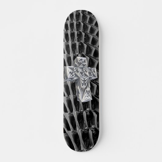 abstract cross skateboard (Voorkant)