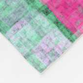 Abstract cubes fleece deken (Hoek)