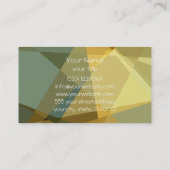 Abstract Cubisme Patroon Visitekaartje (Achterkant)