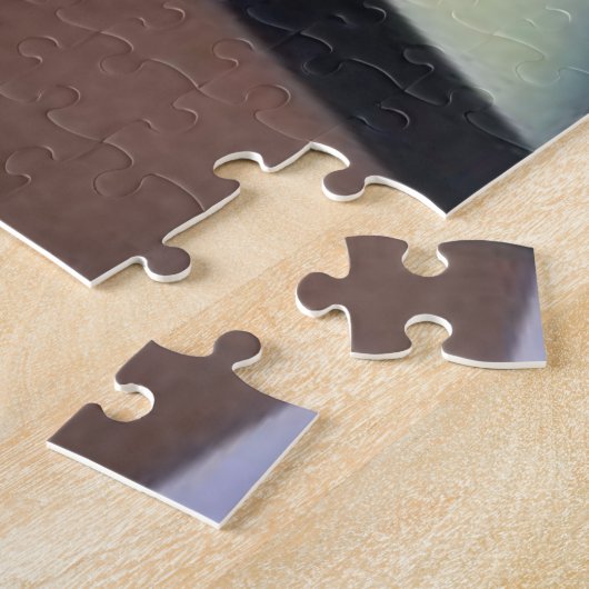 Abstract Cubistisch portret Jigzaag Puzzle Legpuzzel (Zijkant)