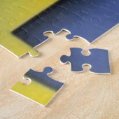 Abstract Cubistisch portret Jigzaag Puzzle Legpuzzel (Zijkant)