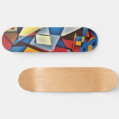 Abstract Cubistisch Portret Skateboard (Horizontaal)