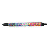 Abstract Cupioromantische Pridevlag   Zwarte Inkt Pen (Voorkant)