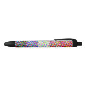 Abstract Cupioromantische Pridevlag   Zwarte Inkt Pen (Bovenkant)