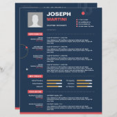 Abstract CV, CV + Letter (Voorkant / Achterkant)