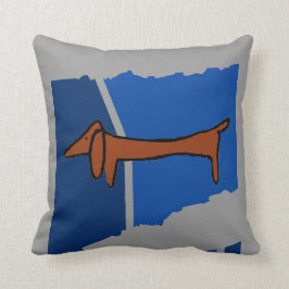 Abstract Dachshund Kussen
