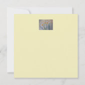 Abstract Daffodils Flat Wenskaart (Achterkant)