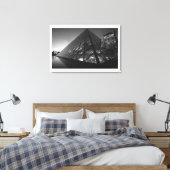 Abstract dak canvas afdruk (Insitu (Slaapkamer))