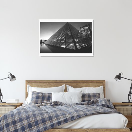 Abstract dak canvas afdruk (Insitu (Slaapkamer))