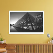 Abstract dak canvas afdruk (Insitu (Woonkamer))