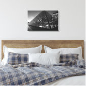 Abstract dak canvasprint canvas afdruk (Insitu (Slaapkamer))