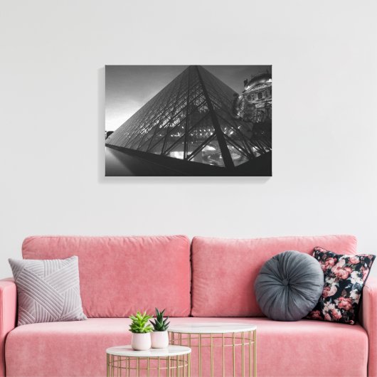 Abstract dak canvasprint canvas afdruk (Insitu (Woonkamer))