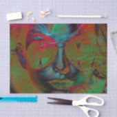 Abstract damestapel tissuepapier (Craft)