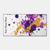 Abstract Dance Gold Metallic Vein Bureaumat (Voorkant)